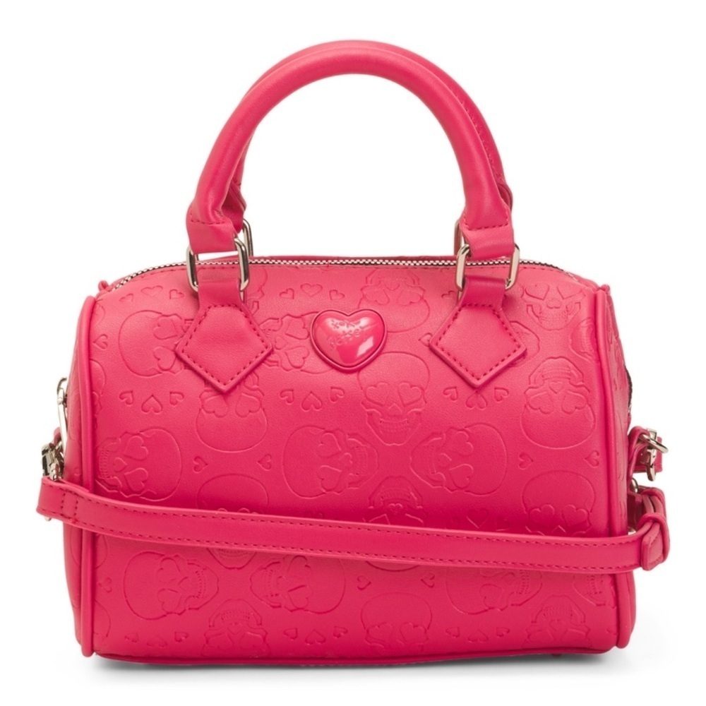 NEW Betsey Johnson Skull Barrel Handbag - Picture 3 of 9